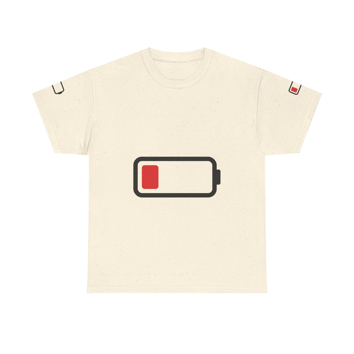 Low Battery Tee — Running on 1%