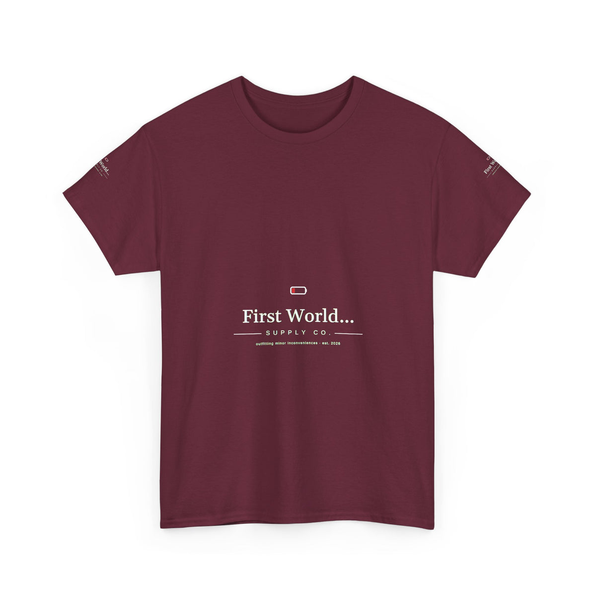 First World... Wordmark Tee