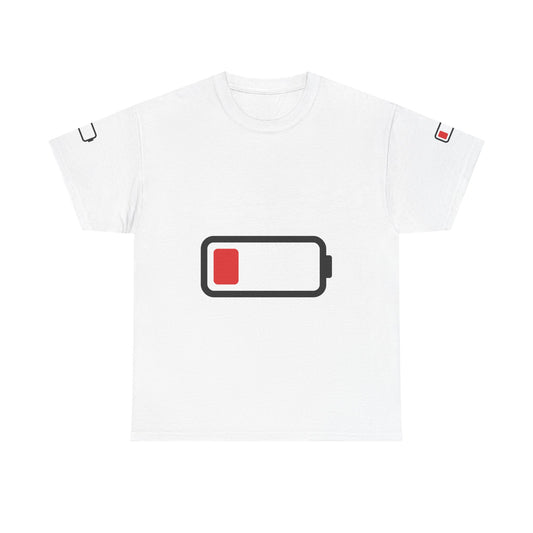Low Battery Tee — Running on 1%