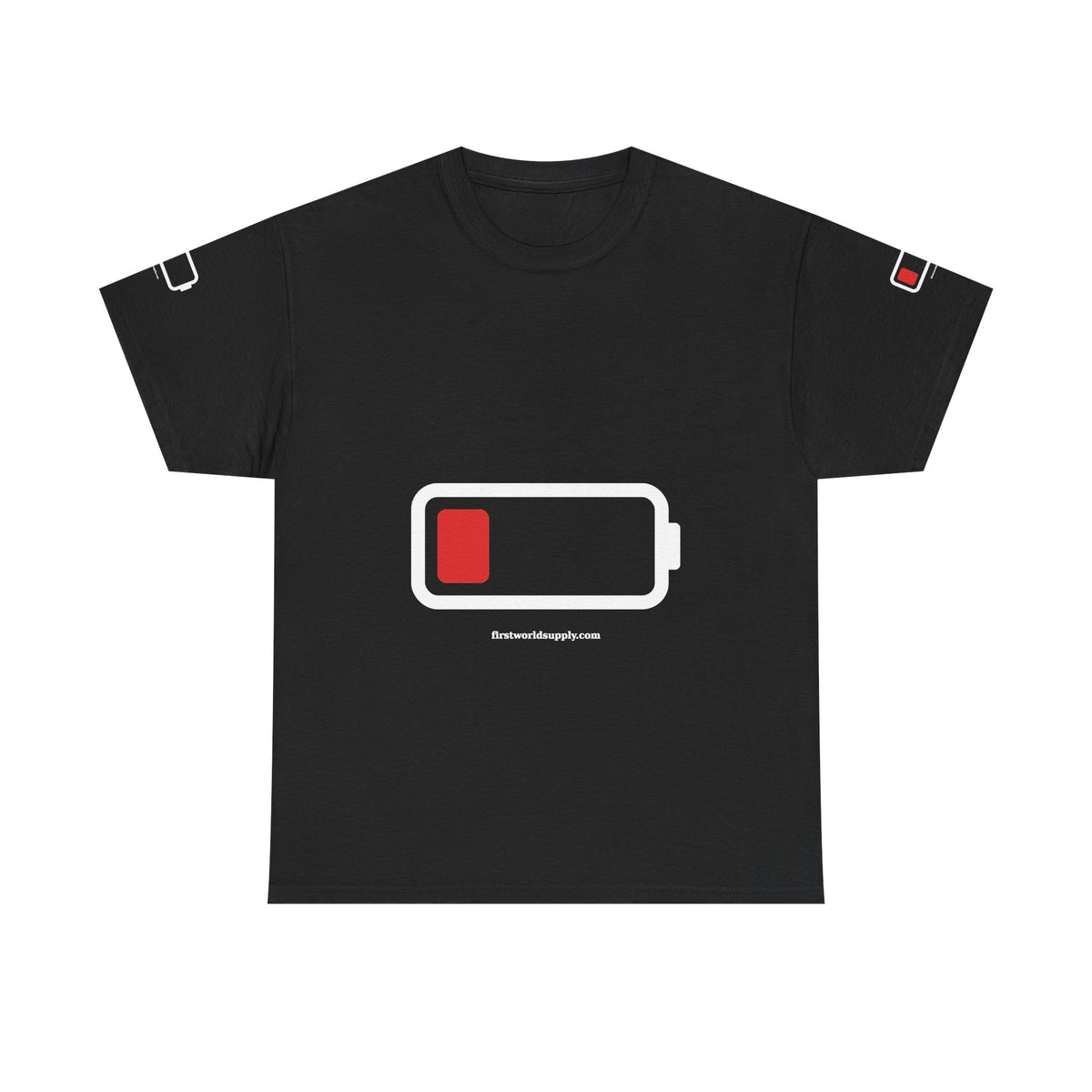 Low Battery Tee — Running on 1%