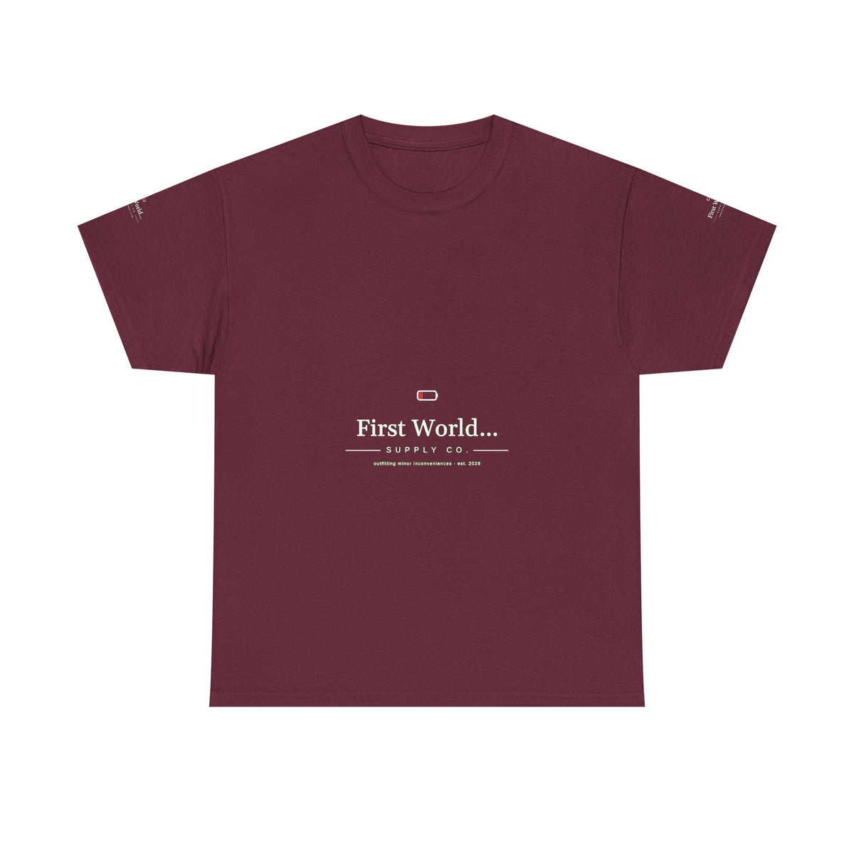 First World... Wordmark Tee