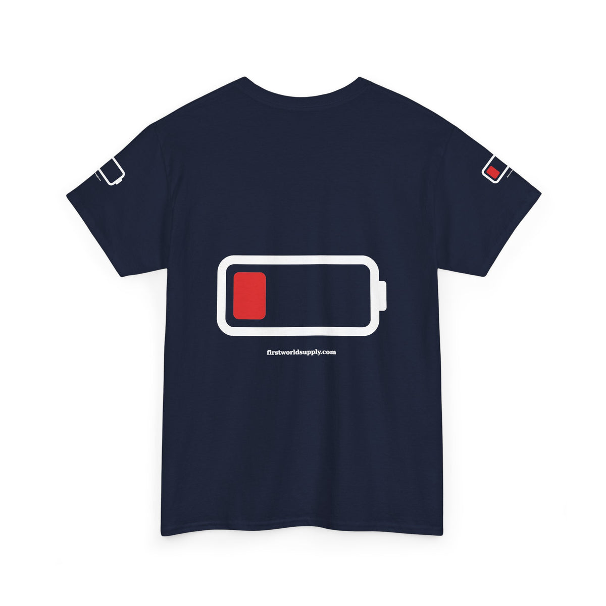 Low Battery Tee — Running on 1%