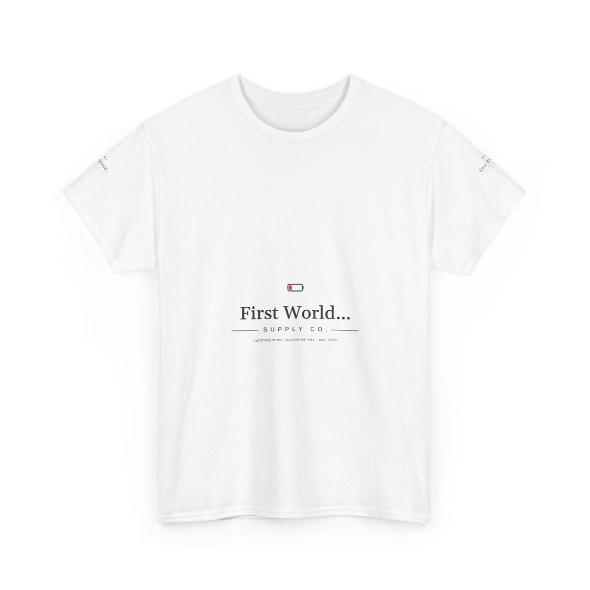 First World... Wordmark Tee