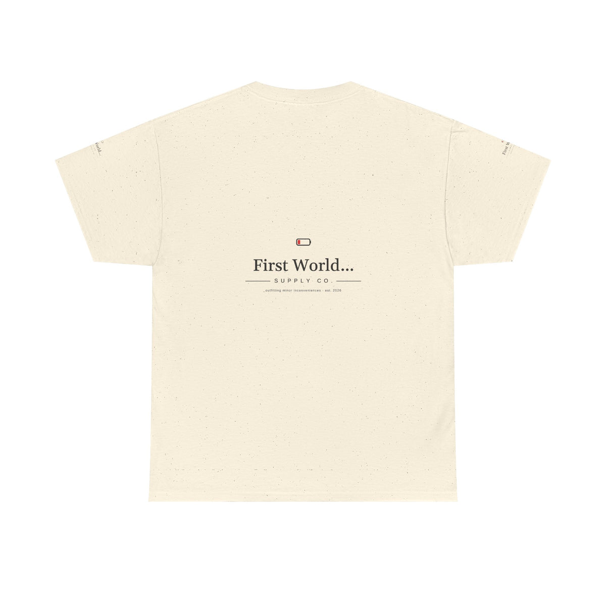 First World... Wordmark Tee