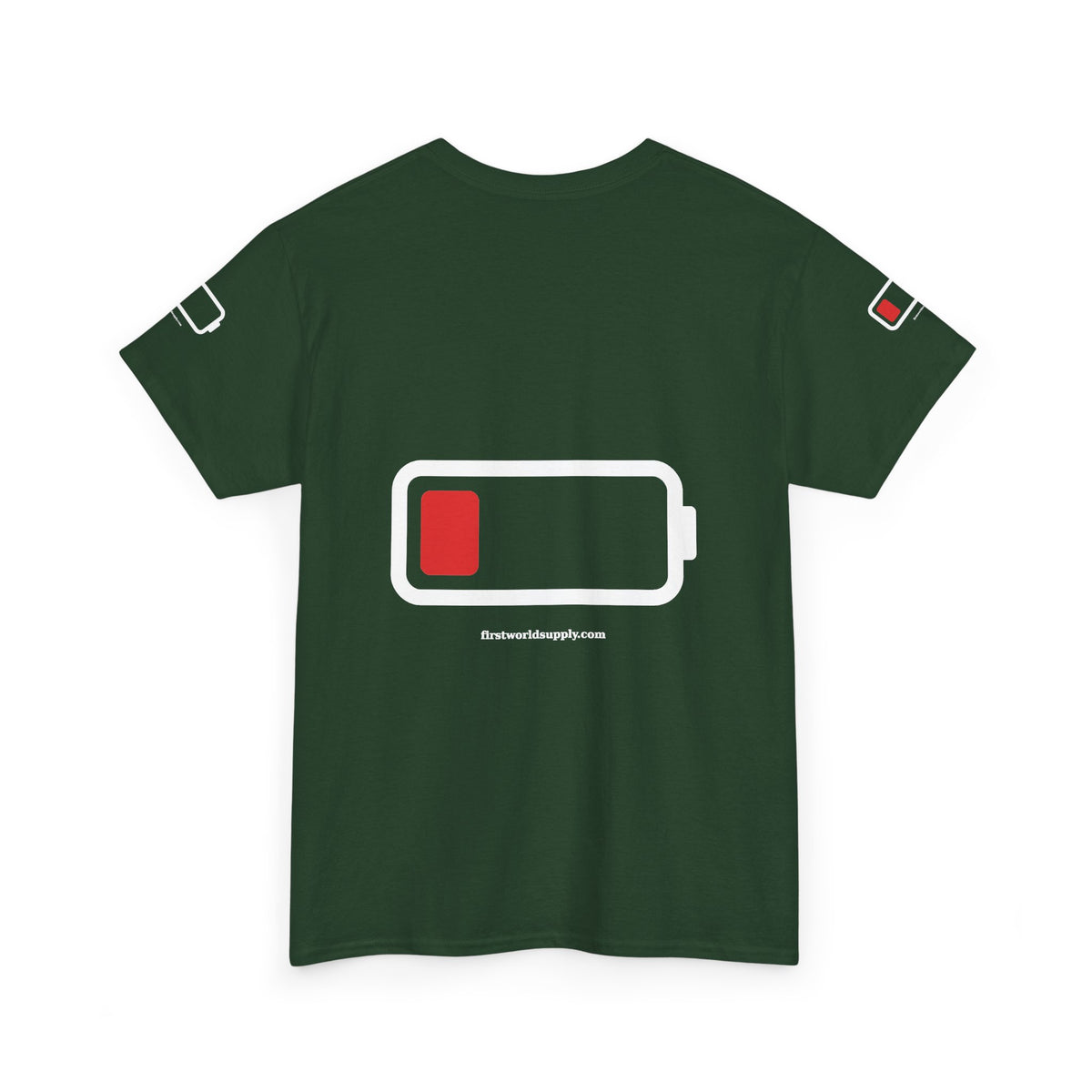 Low Battery Tee — Running on 1%