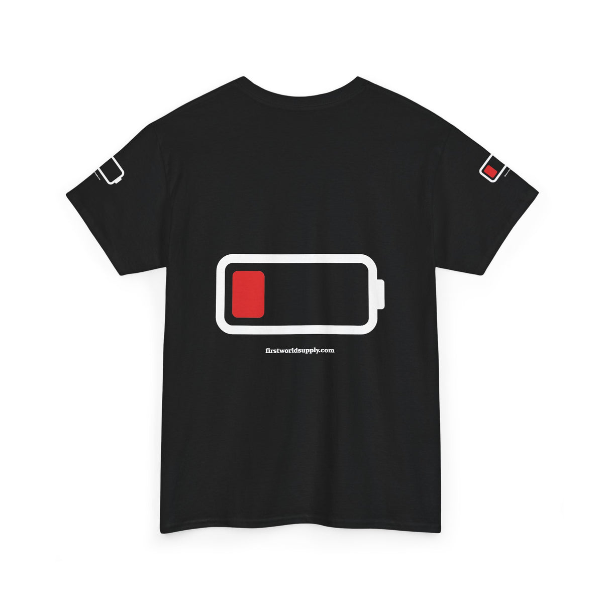 Low Battery Tee — Running on 1%