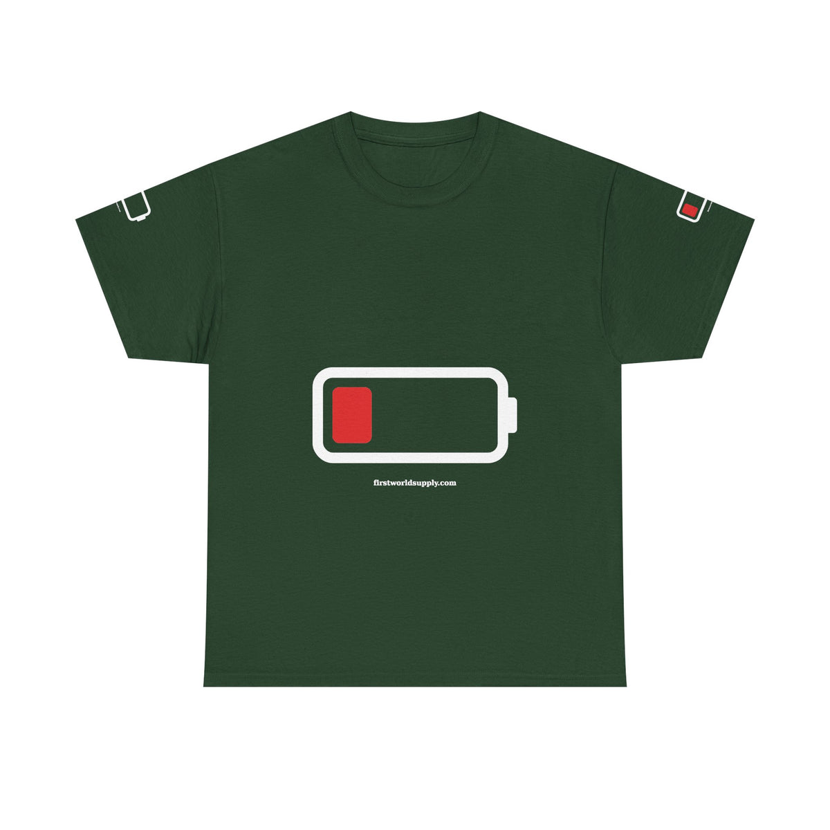 Low Battery Tee — Running on 1%