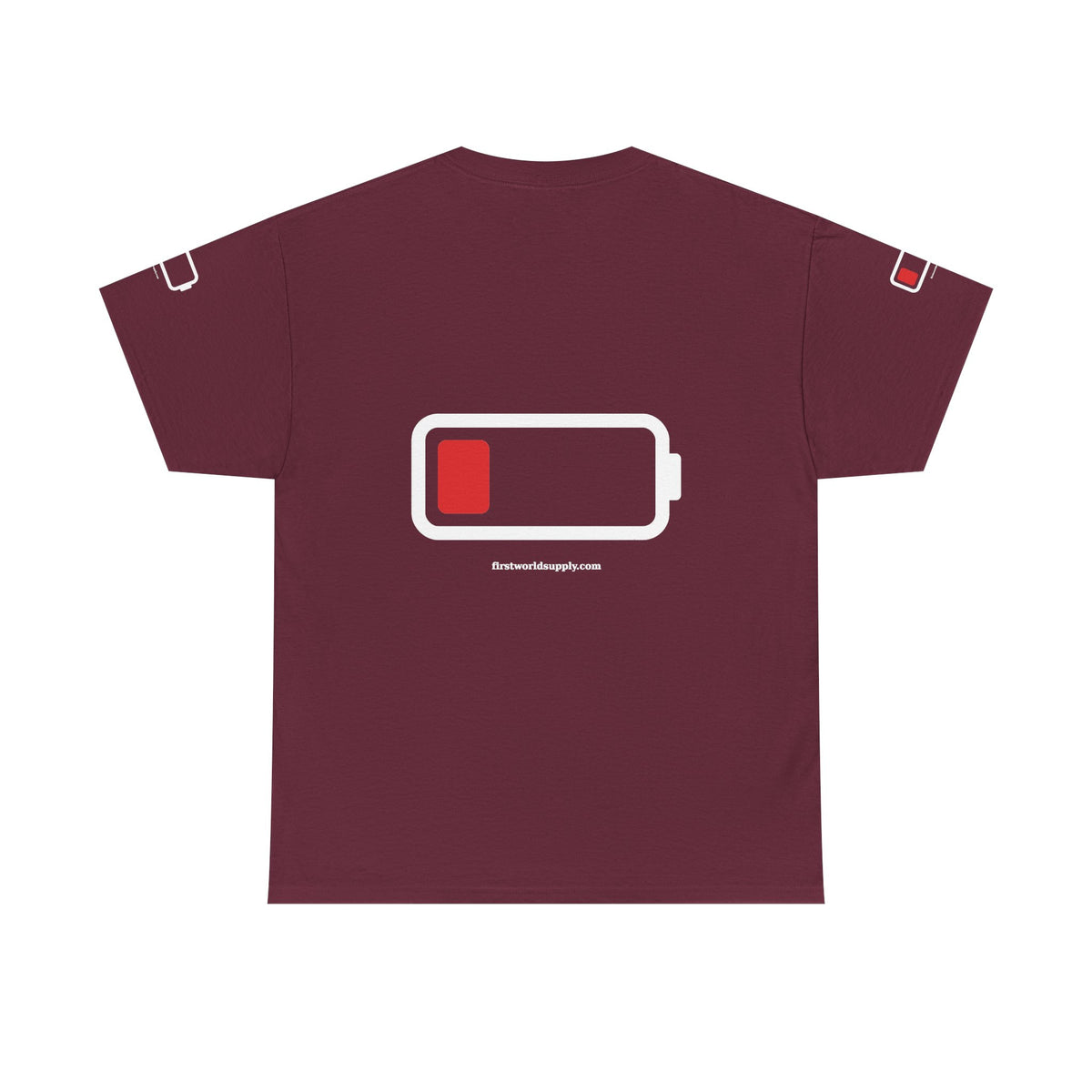 Low Battery Tee — Running on 1%