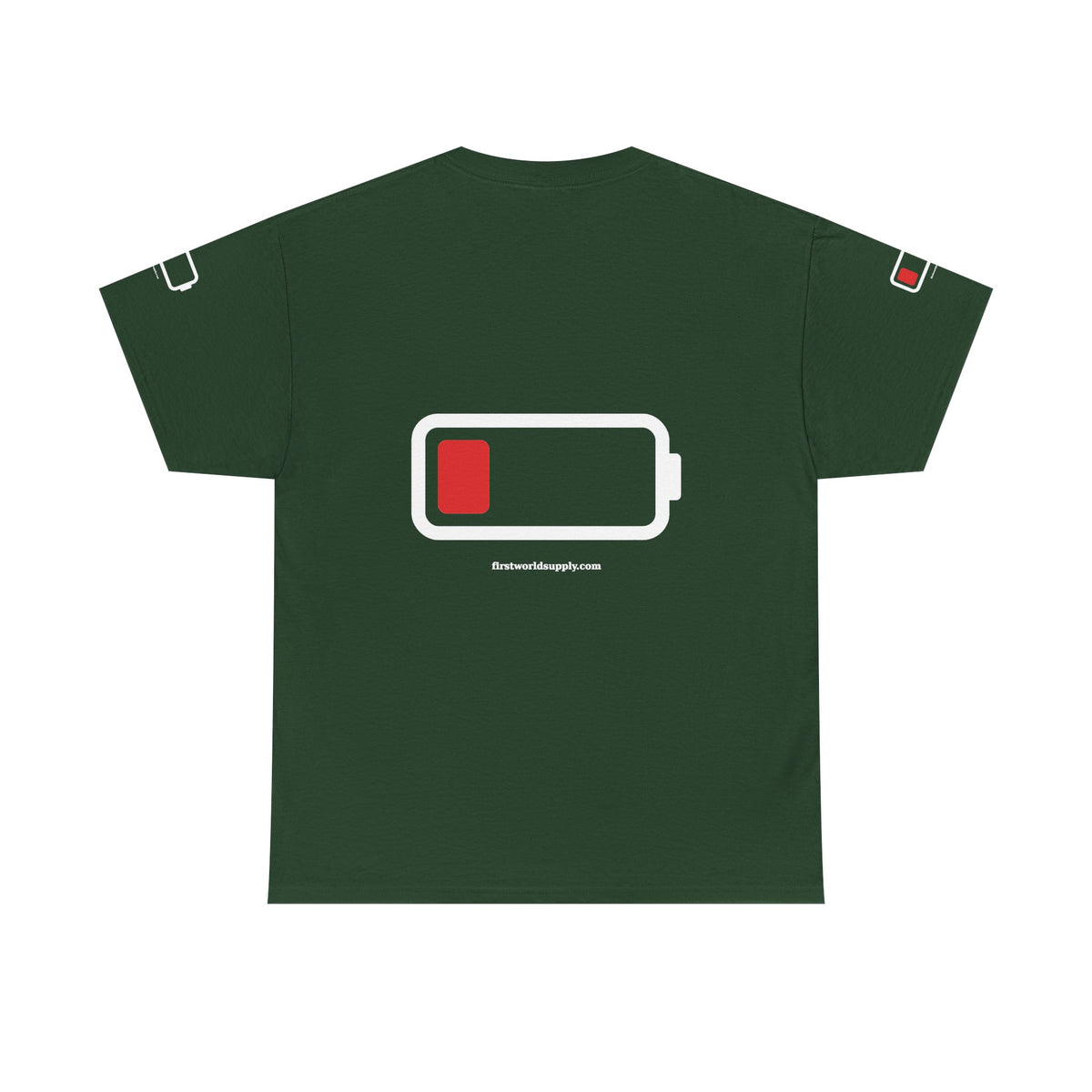 Low Battery Tee — Running on 1%