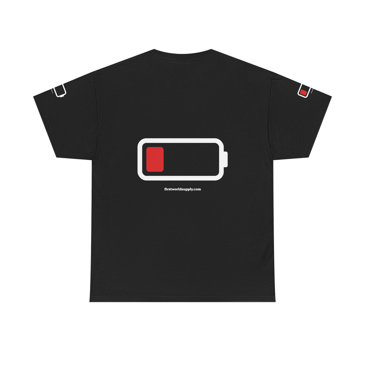Low Battery Tee — Running on 1%
