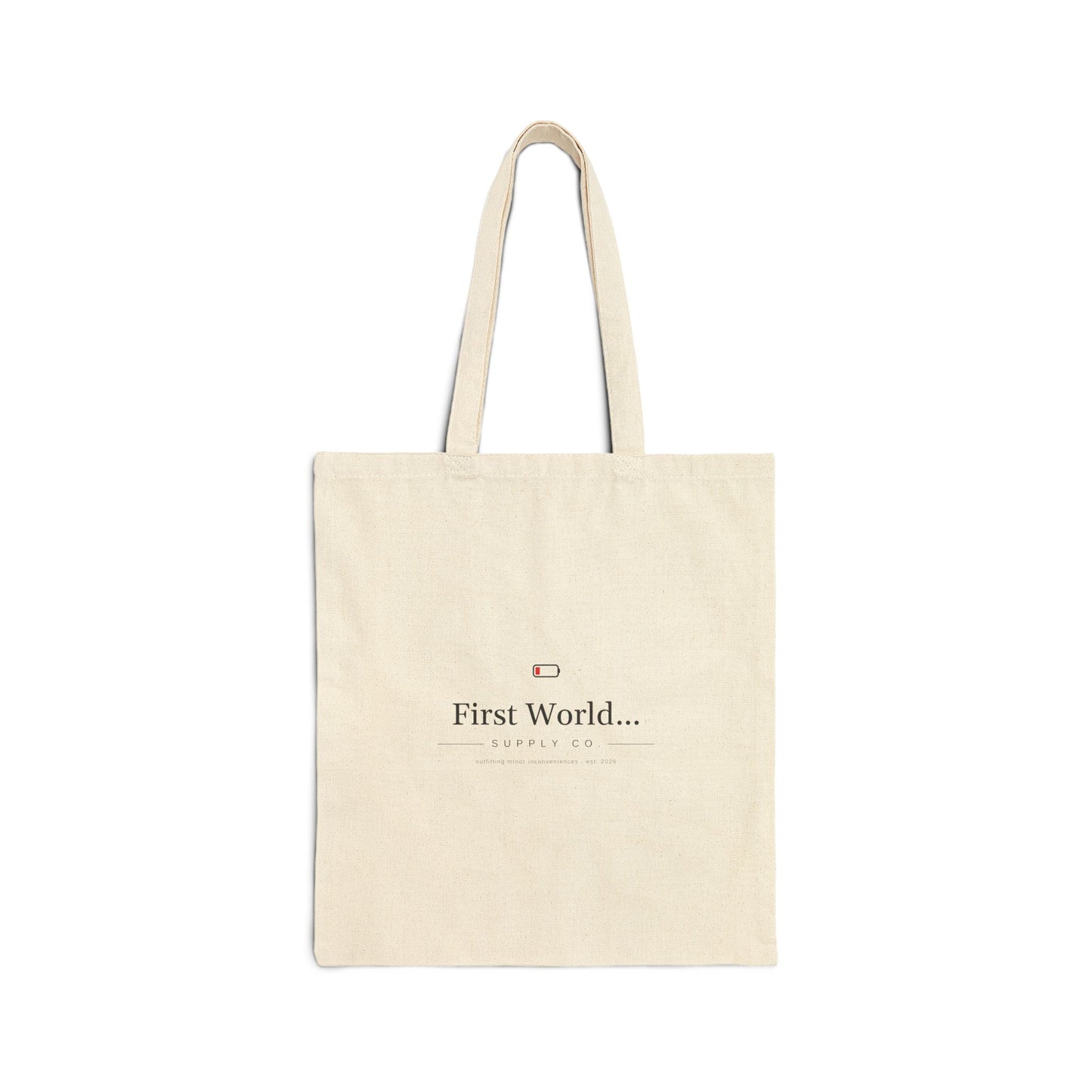 First World Supply Co. Tote — The 1% Carry-All