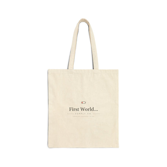 First World Supply Co. Tote — The 1% Carry-All