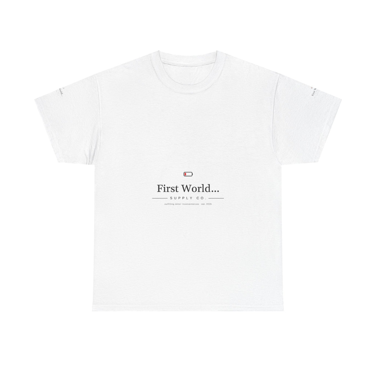 First World... Wordmark Tee