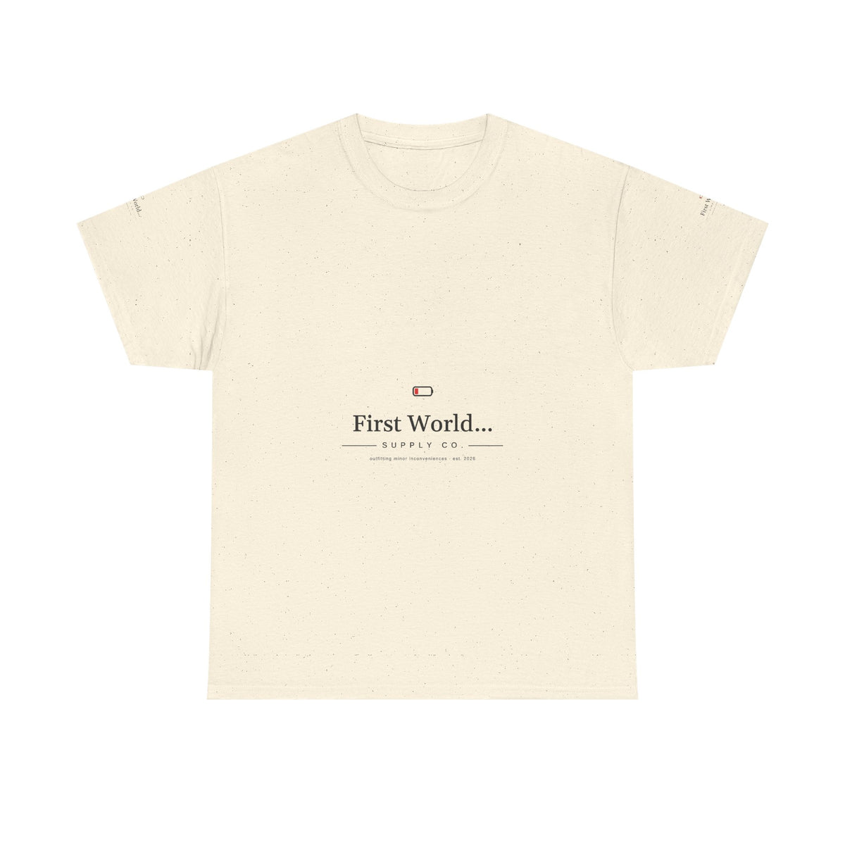 First World... Wordmark Tee
