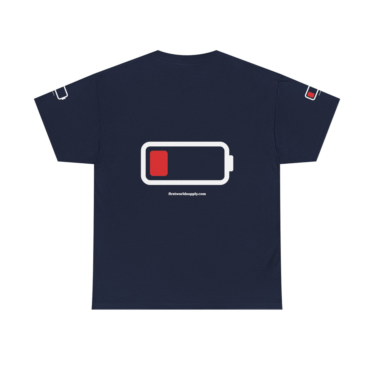 Low Battery Tee — Running on 1%