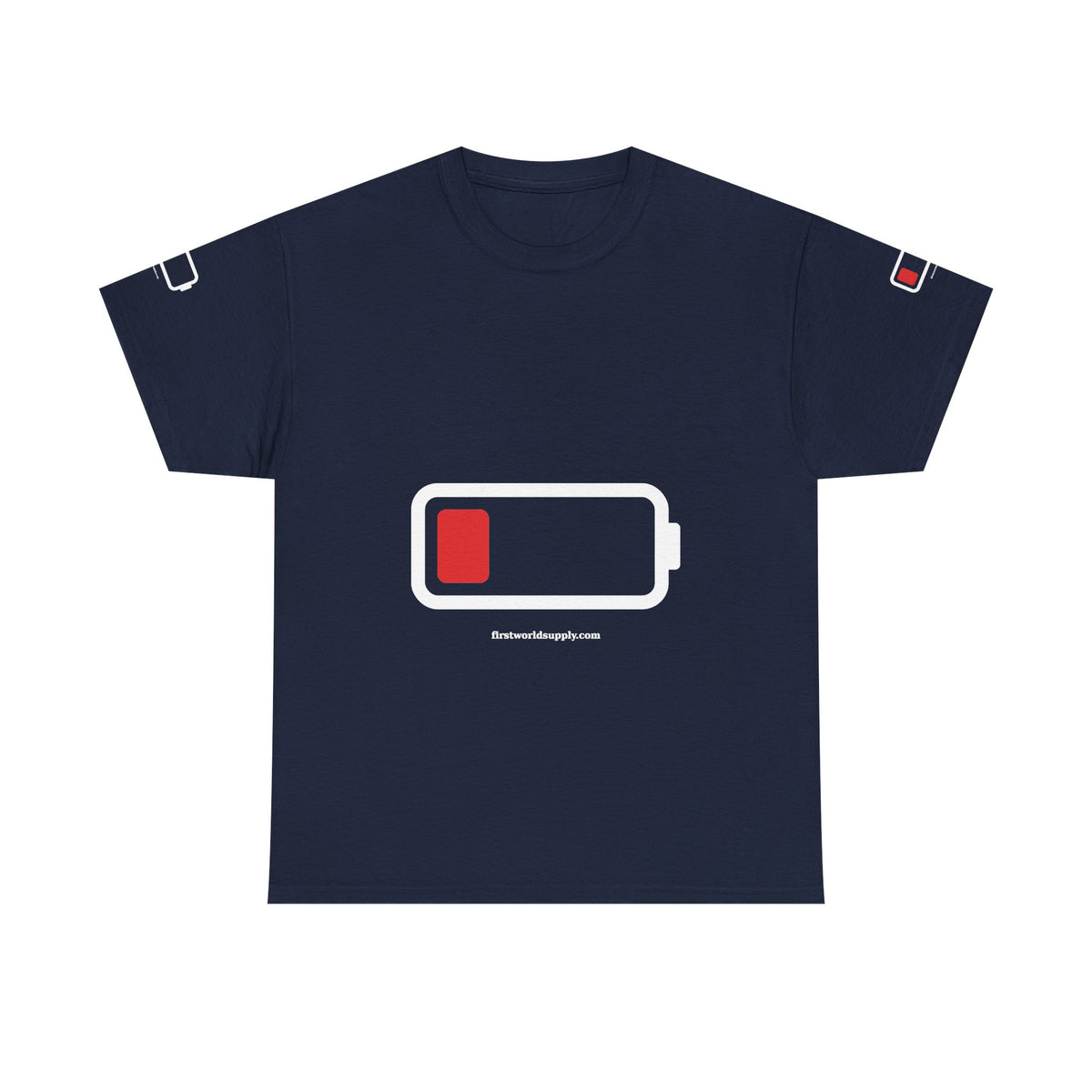 Low Battery Tee — Running on 1%